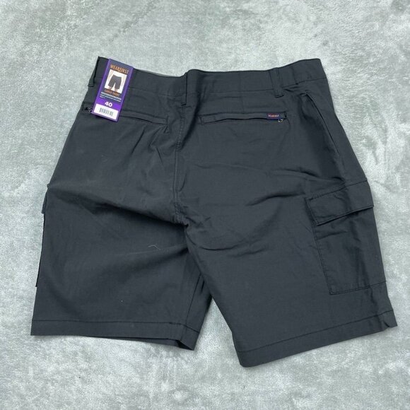 Wearfirst Mens Cargo Shorts Stretch Cotton Nylon Black Size 40 d0087 - Picture 6 of 7